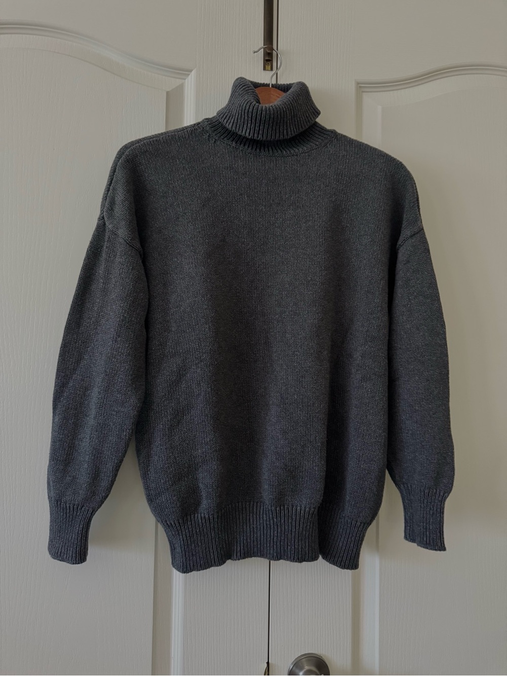 Madewell Charcoal Gray Women's Turtleneck Sweater